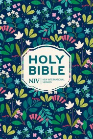 NIV Pocket Floral Hardback Bible